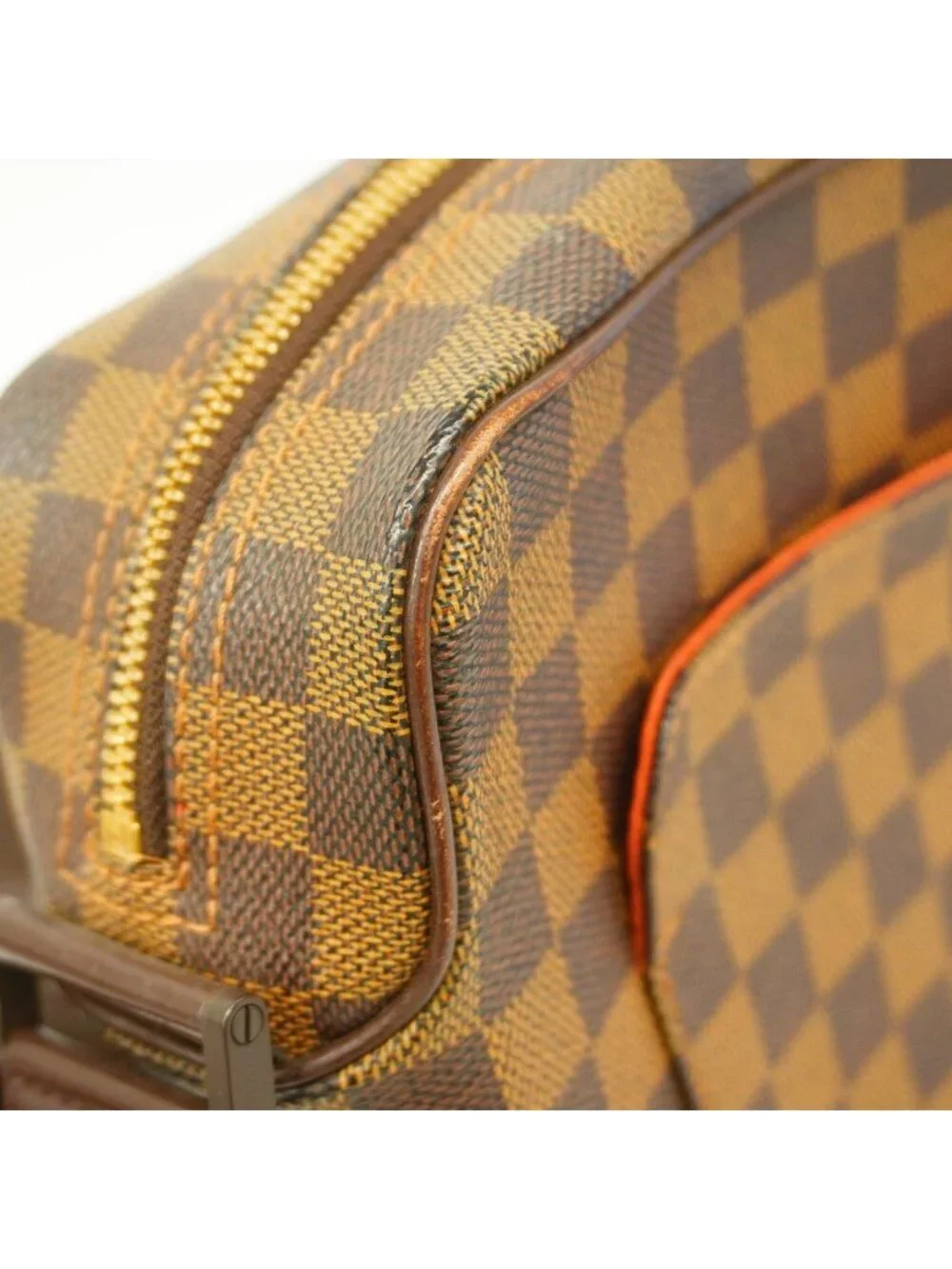 Louis Vuitton Shoulder Bag Damier Olaf PM Ebene
